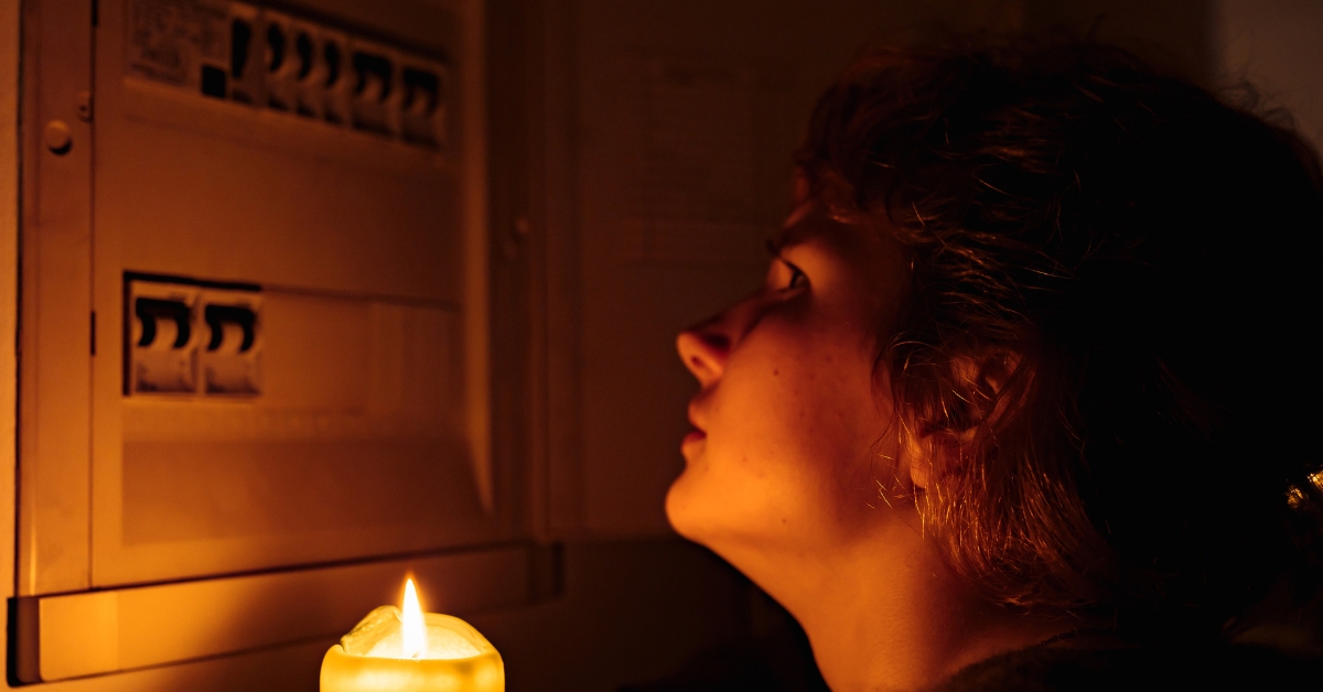 Home during a power outage